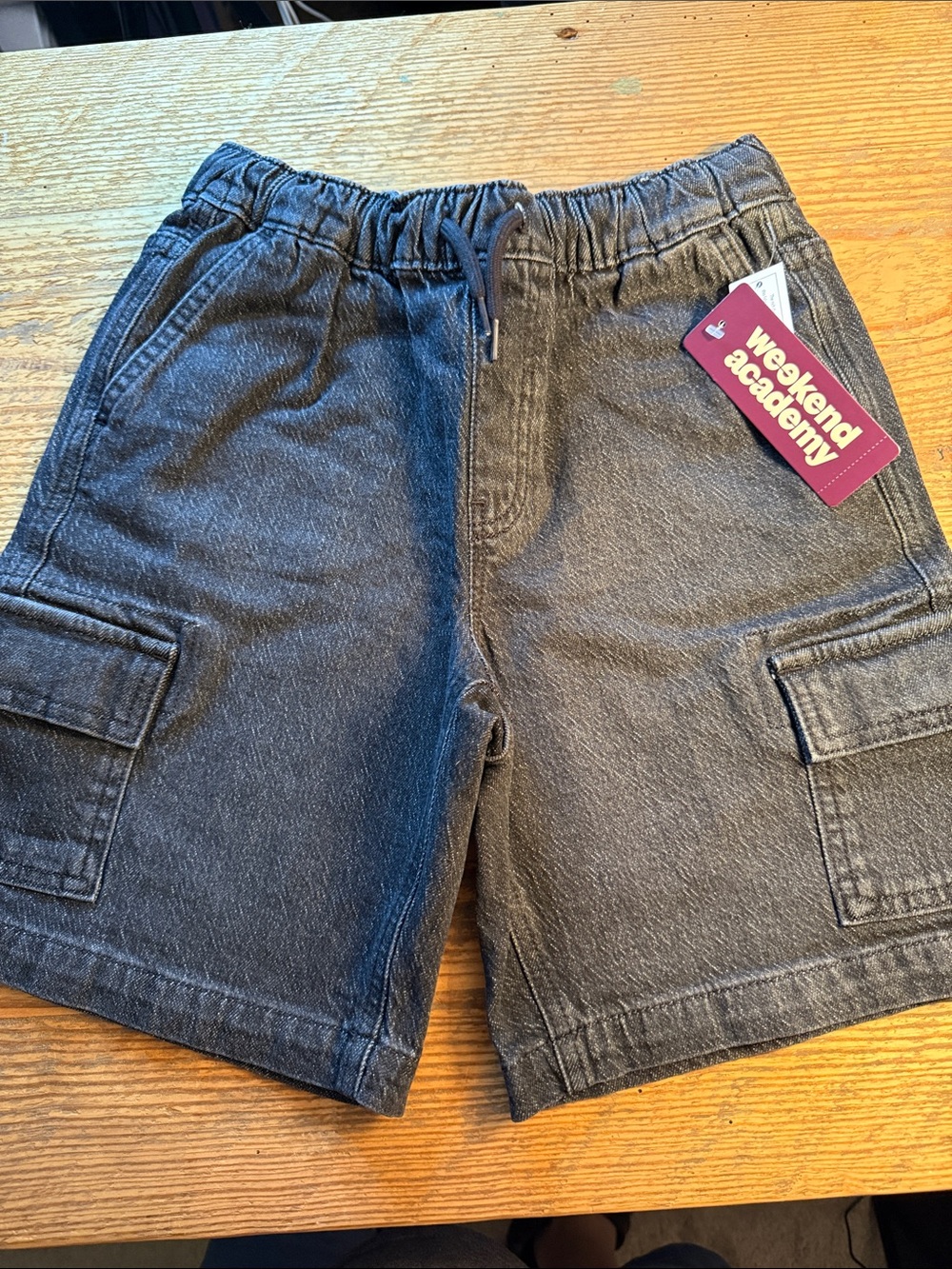 Weekend Academy Charcoal Drawstring Shorts